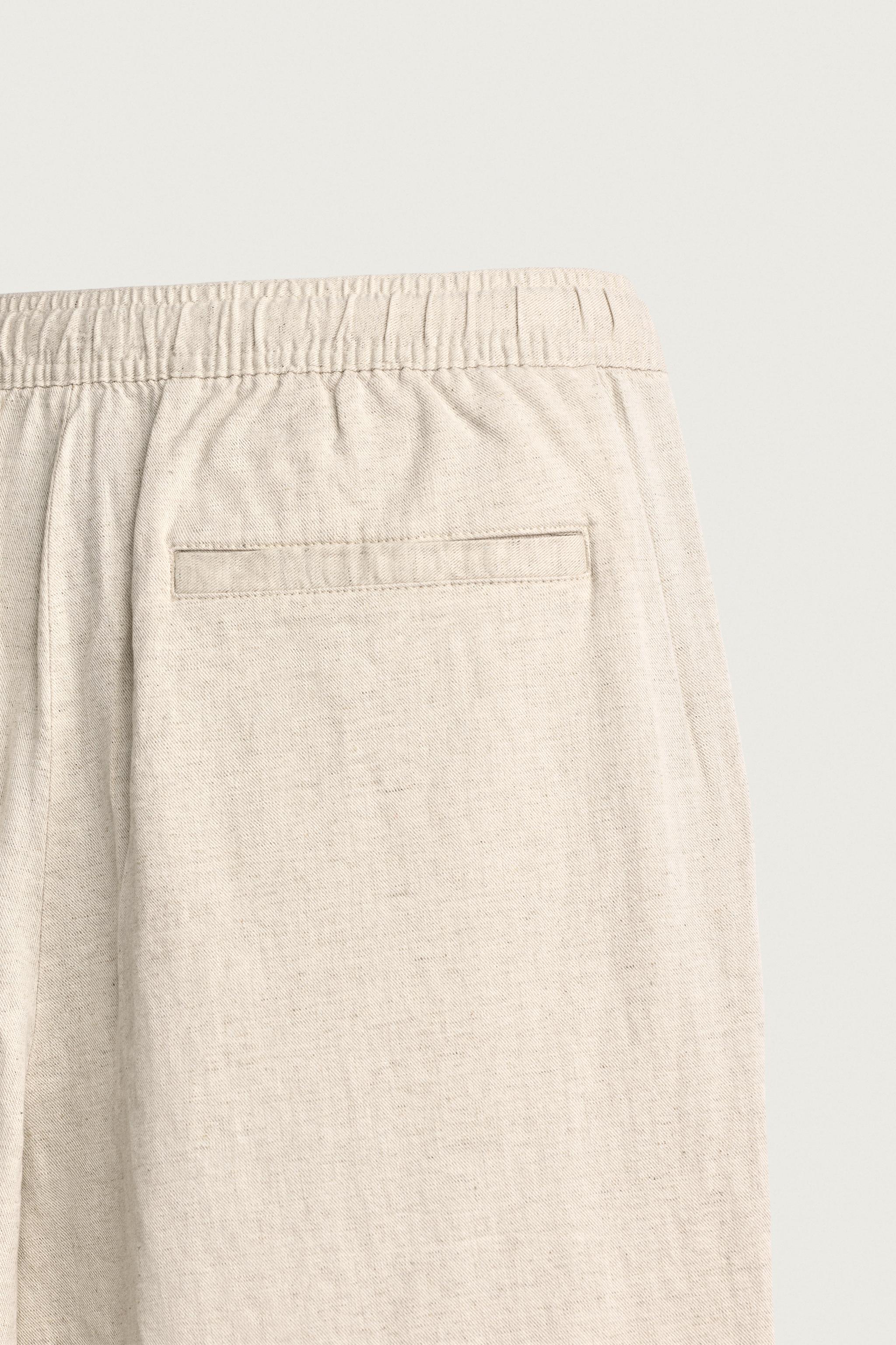 PANTALON COUPE DÉCONTRACTÉE COTON - LIN